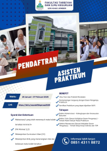 Pengumuan Pendaftaran Asisten Praktikum